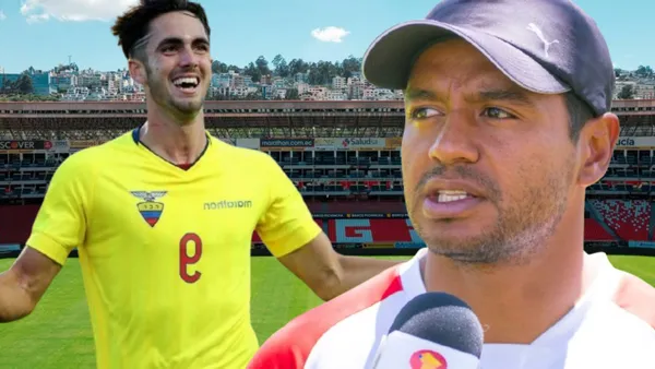 Leonardo Campana y Franklin Salas (Foto tomada de: Liga de Quito/Wikipedia/La Tri)