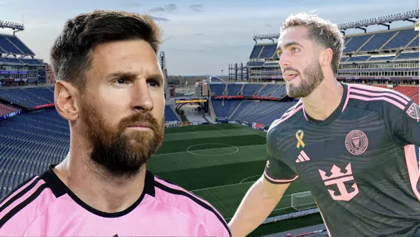 Leonardo Campana y Lionel Messi (Foto tomada de: Turnstiles/Opinión/MLS)