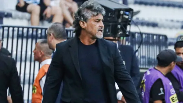 Leonel Álvarez, DT de Emelec / Foto: API