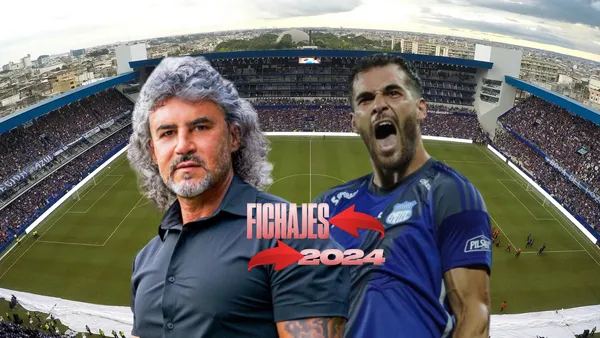 Leonel Álvarez, Facundo Castelli. Foto tomada de: Emelec/API