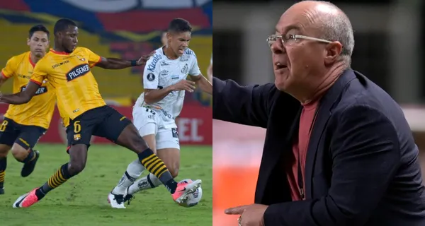 Leonel Quiñónez es de los puntos más bajos en Barcelona SC y aunque piden su salida los hinchas, Jorge Célico tiene su propio punto de vista