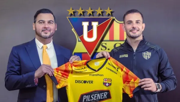 Liga de Quito-Barcelona SC-Octavio Rivero / Foto: Barcelona SC