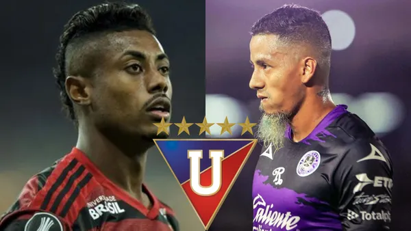 Liga de Quito-Bruno Henrique-Jefferson Intriago