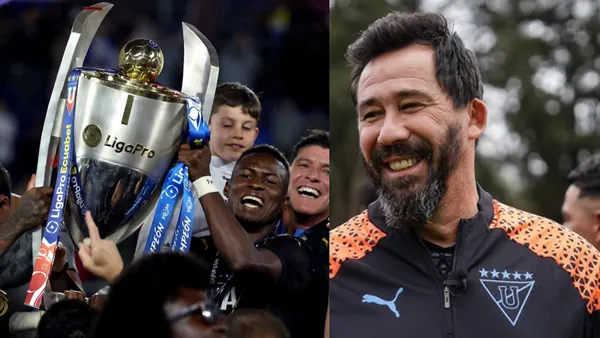 Liga de Quito campeón y Vitamina Sánchez