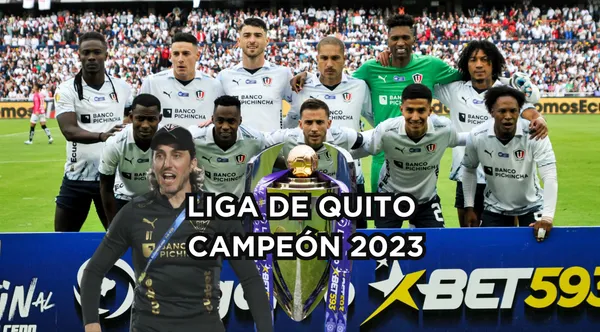 Liga de Quito con un gigante Alexander Domínguez se consagró Campeón