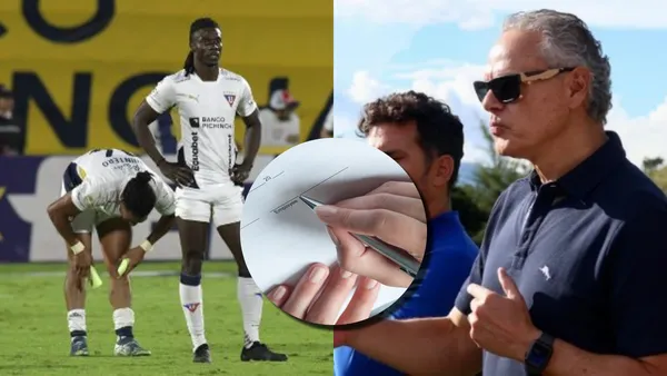 Liga de Quito-Esteban Paz / Foto: Infobae