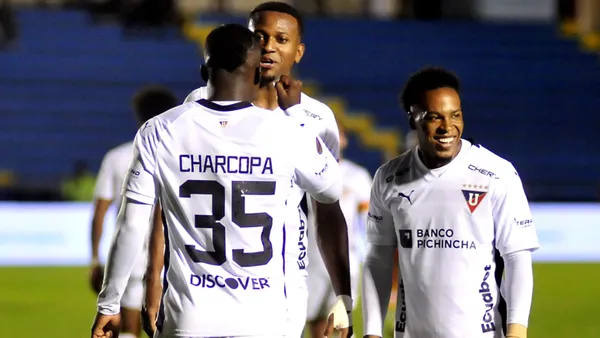 Liga de Quito festejando un gol / Foto: API