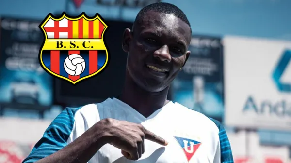 Liga de Quito-Janner Corozo-Barcelona SC