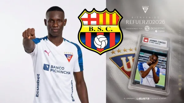 Liga de Quito-Janner Corozo-Barcelona SC / Foto: El Comercio