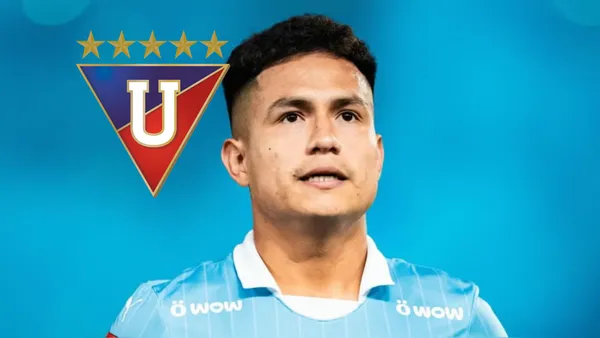 Liga de Quito-Jesús Pretell / Foto: Olé