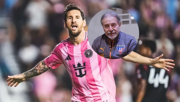 Liga de Quito-Lionel Messi / Foto: Primicias