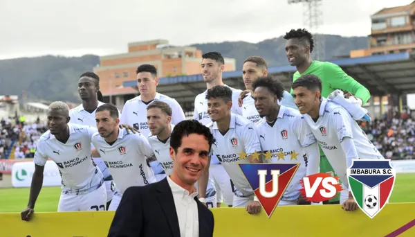 Liga de Quito posando para los reporteros gráficos de cara a un duelo. FOTO: Diario Olé