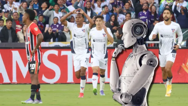 Liga de Quito-Sao Paulo / Foto: Teleamaonas