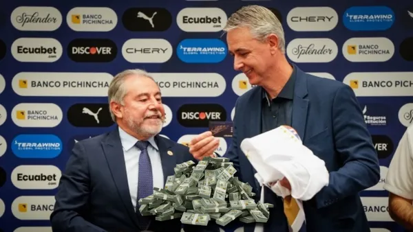 Liga de Quito-Tiago Nunes / Foto: Liga de Quito