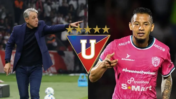 Liga de Quito-Tiago Nunes-Jefferson Intriago