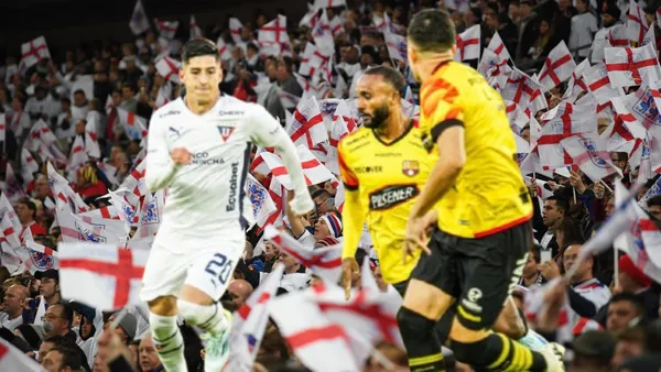 Liga de Quito vs Barcelona SC e hinchas ingleses / Foto de: El Futbolero Ecuador