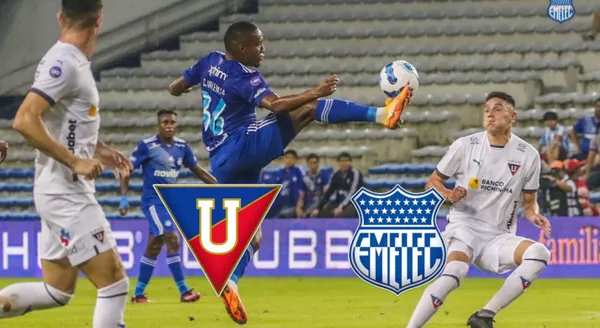 Liga de Quito vs. Emelec. FOTO: API