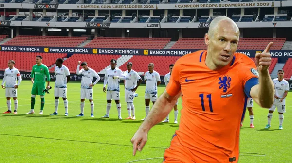 Liga de Quito y Arjen Robben