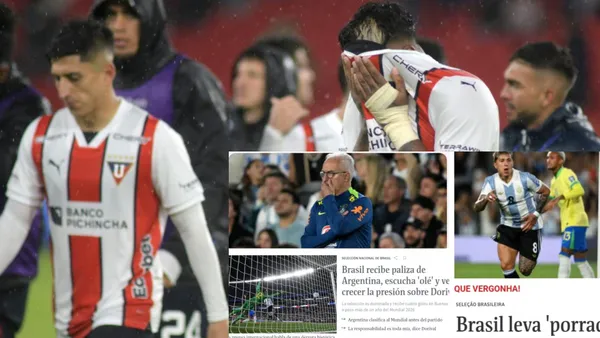 Liga de Quito y prensa de Brasil