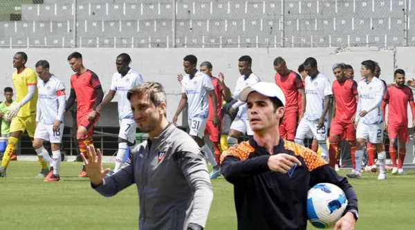 Liga está teniendo un amistoso de pretemporada.