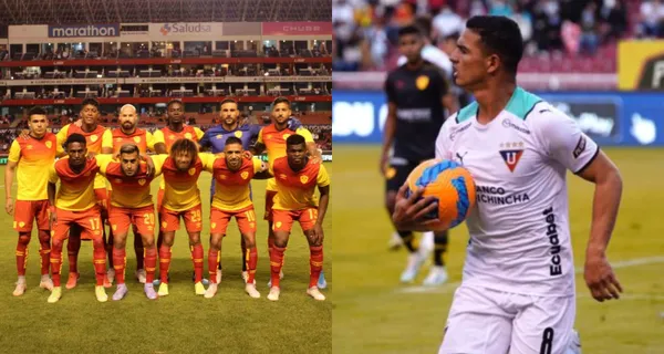Liga de Quito empató ante Aucas en los minutos finales, sin embargo una jugada que no se percató el referí terminó en gol pero el jugador se ayudó con las manos