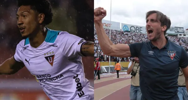 Liga de Quito empató ante Barcelona SC y Luis Zubeldía se refirió a la tarjeta roja que recibió José Quintero