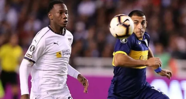 Liga de Quito le está empatando a Goianiense en Brasil, sin embargo por Luis Caicedo casi le anotan a los albos