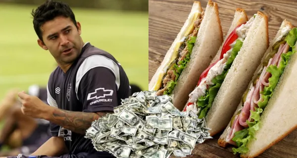 Liga de Quito llegó a jugar el Mundial de Clubes ante Manchester United y esto sedujo para que lleguen refuerzos que pintaban para ser figuras como el caso de Reinaldo Navia quien ahora tiene un puesto de venta de sándwiches