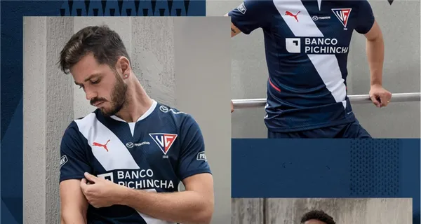 Liga de Quito presentó oficialmente sus 3 camisetas y la tercera indumentaria causó discordia