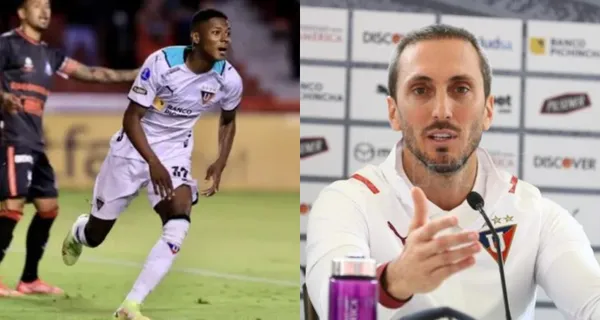 Liga de Quito salvó el empate tras un tanto de buena factura de Nilson Angulo ante Defensa y Justicia