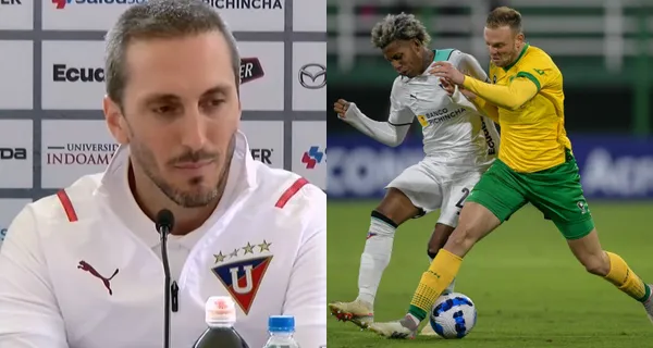 Liga de Quito se enfrentó a Defensa y Justicia y pasó apuros, sobre todo en defensa