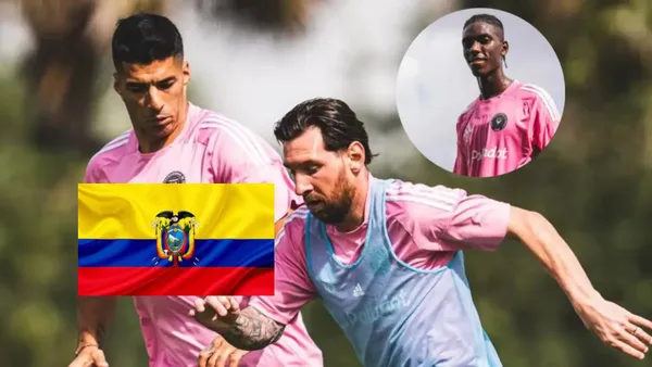 Lionel Messi-Allen Obando-Inter Miami / Foto: La Nación