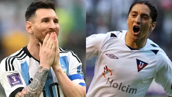 Lionel Messi-Damián Manso / Foto: Bolavip