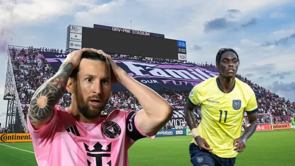 Lionel Messi y Allen Obando / Foto de: El Futbolero Ecuador