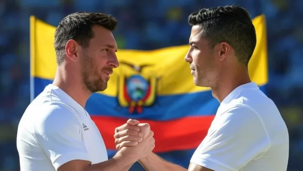 Lionel Messi y Cristiano Ronaldo / Foto: GROK