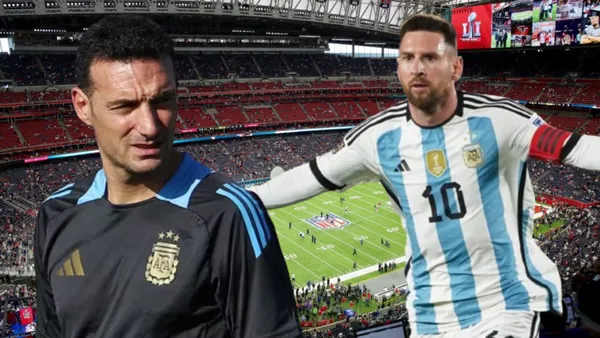 Lionel Scaloni y Lionel Messi (Foto tomada de: Wikipedia/Reuters/MLS)