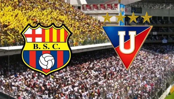 Llamó la atención ver a hinchas de Barcelona viendo el partido entre Antofagasta y Liga de Quito