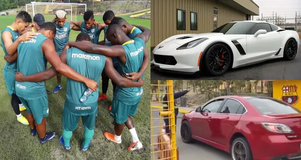 Llegó a las prácticas de Barcelona SC en silencio y con su modesto carro luego de haber tenido un deportivo de lujo