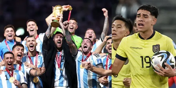 Lo festejan en Argentina, la noticia de Kendry Páez que alegra al campeón del mundo