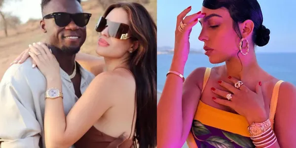 Lo que cuesta el reloj de Georgina Rodríguez, comparado al de la esposa de Felipe Caicedo