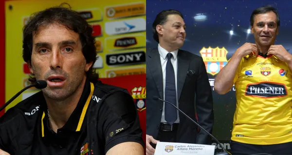 Lo que decidió hacer Fabián Bustos en Barcelona SC, copiando a Guillermo Almada