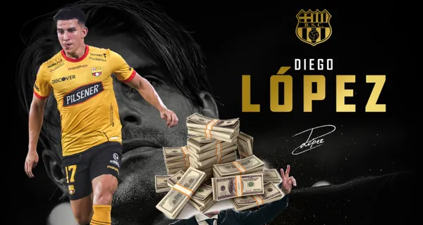 Lo que decidió hacer Fernando Gaibor mientras anunciaban a Diego López