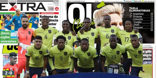 Lo que dice la prensa de Sudamérica de Ecuador