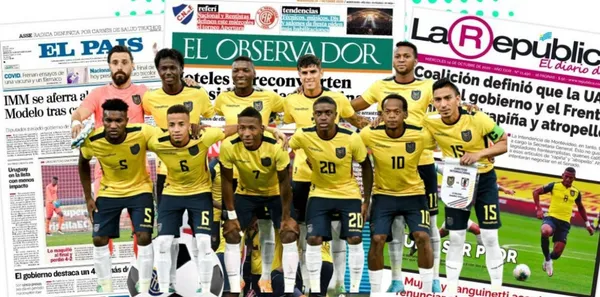 Lo que dice la prensa en Uruguay sobre la selección