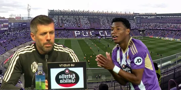 Lo que dijo el DT del Real Valladolid sobre la continuidad de Gonzalo Plata