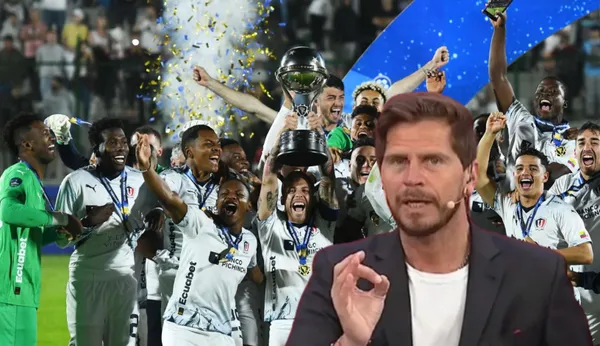 Lo que dijo el DT de Liga Deportiva Universitaria, tras el título de la Sudamericana