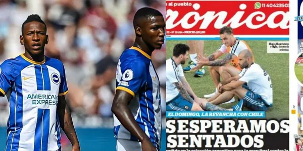 Lo que dijo la prensa argentina de Moisés Caicedo y Pervis