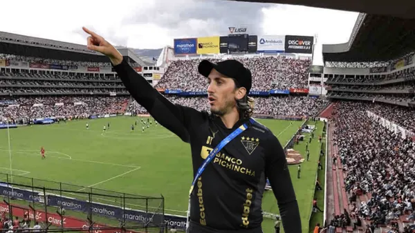 Lo que dijo Luis Zubeldía de la hinchada de Liga de Quito