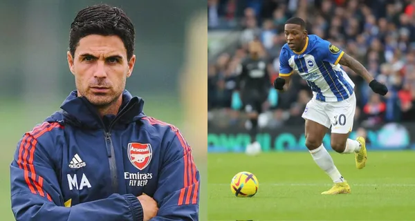 Lo que hizo el entrenador del Arsenal al ver el gol de Pervis Estupiñán