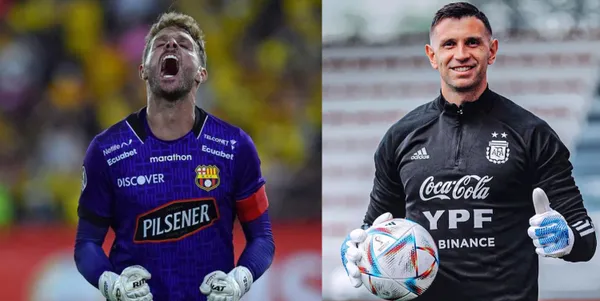 Lo que hizo Javier Burrai en la final, igual al Dibu Martínez